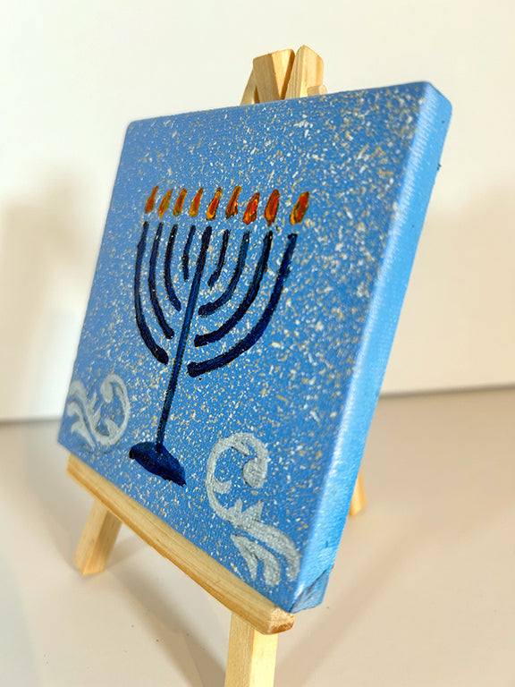 Hanukah Acrylic Art Canvas