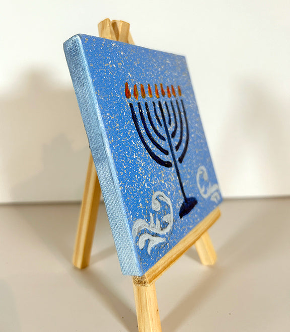 Hanukah Acrylic Art Canvas