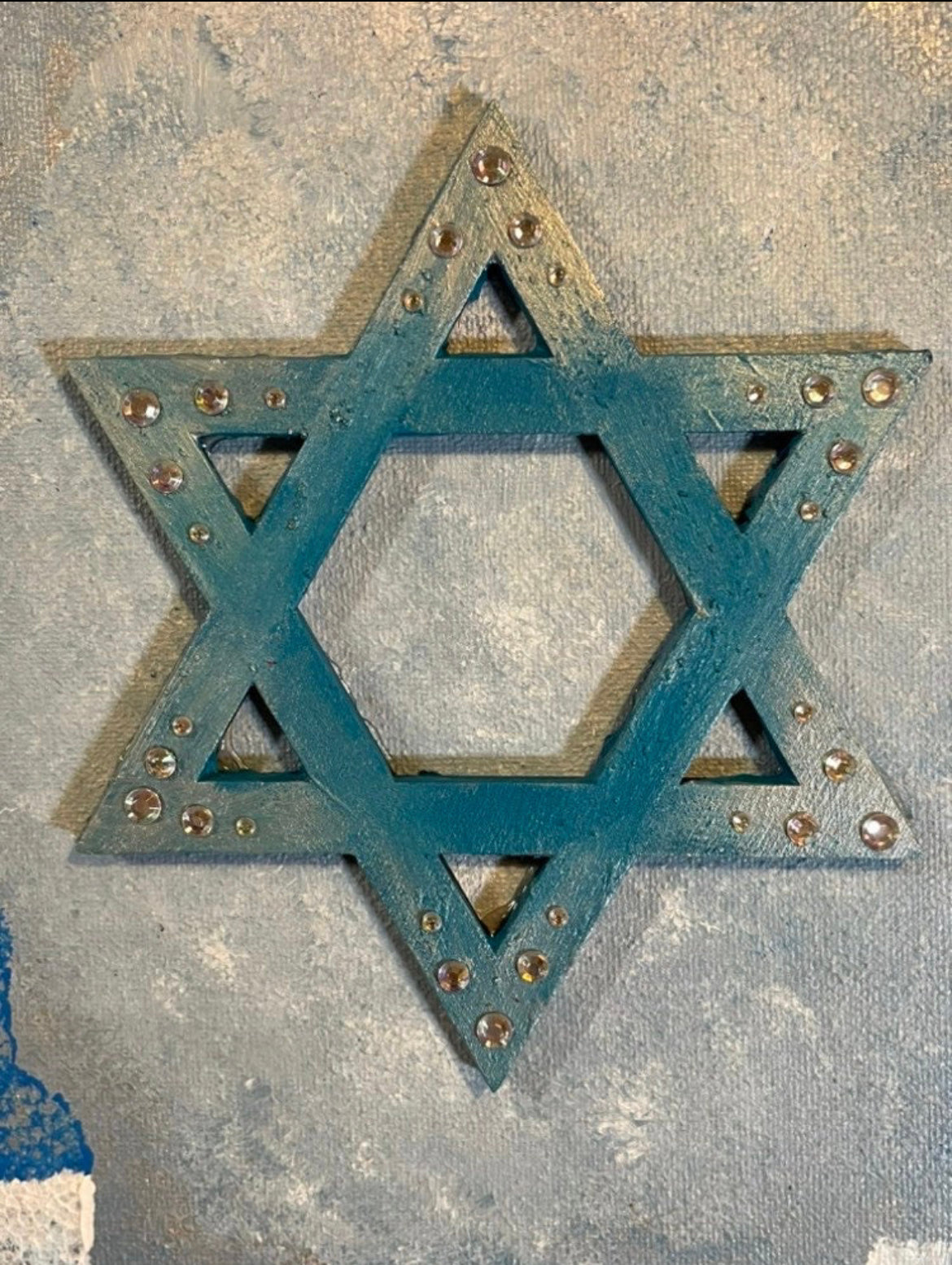 Acrylic 3-D Judaica painting
