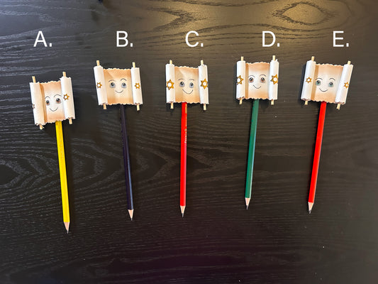 Happy Torah Pencils