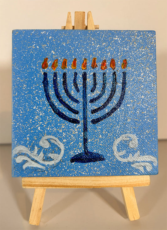 Hanukah Acrylic Art Canvas